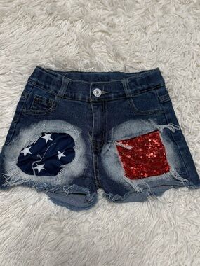 Patriotic Demin Shorts